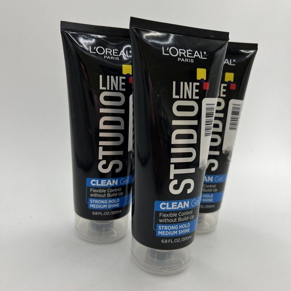 Lot of 3 Loreal Studio Line Clear Minded Clean Feeling Gel - 6.8 Oz New* - Picture 2 of 5